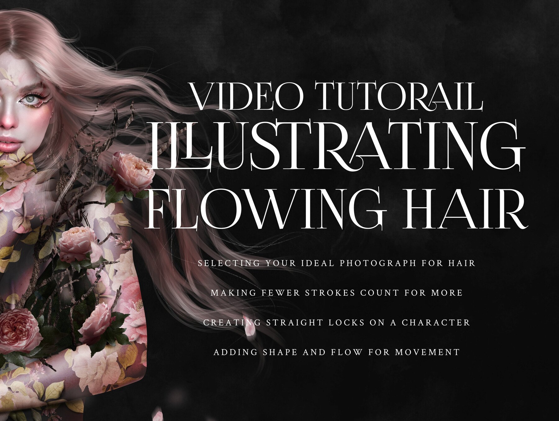 ArtStation - Video Tutorial Illustrating Hair Bundle | Tutorials