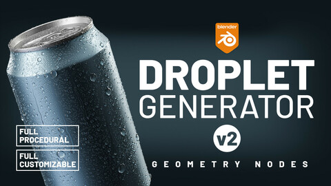 Droplet Generator 2 | Blender 3.1+