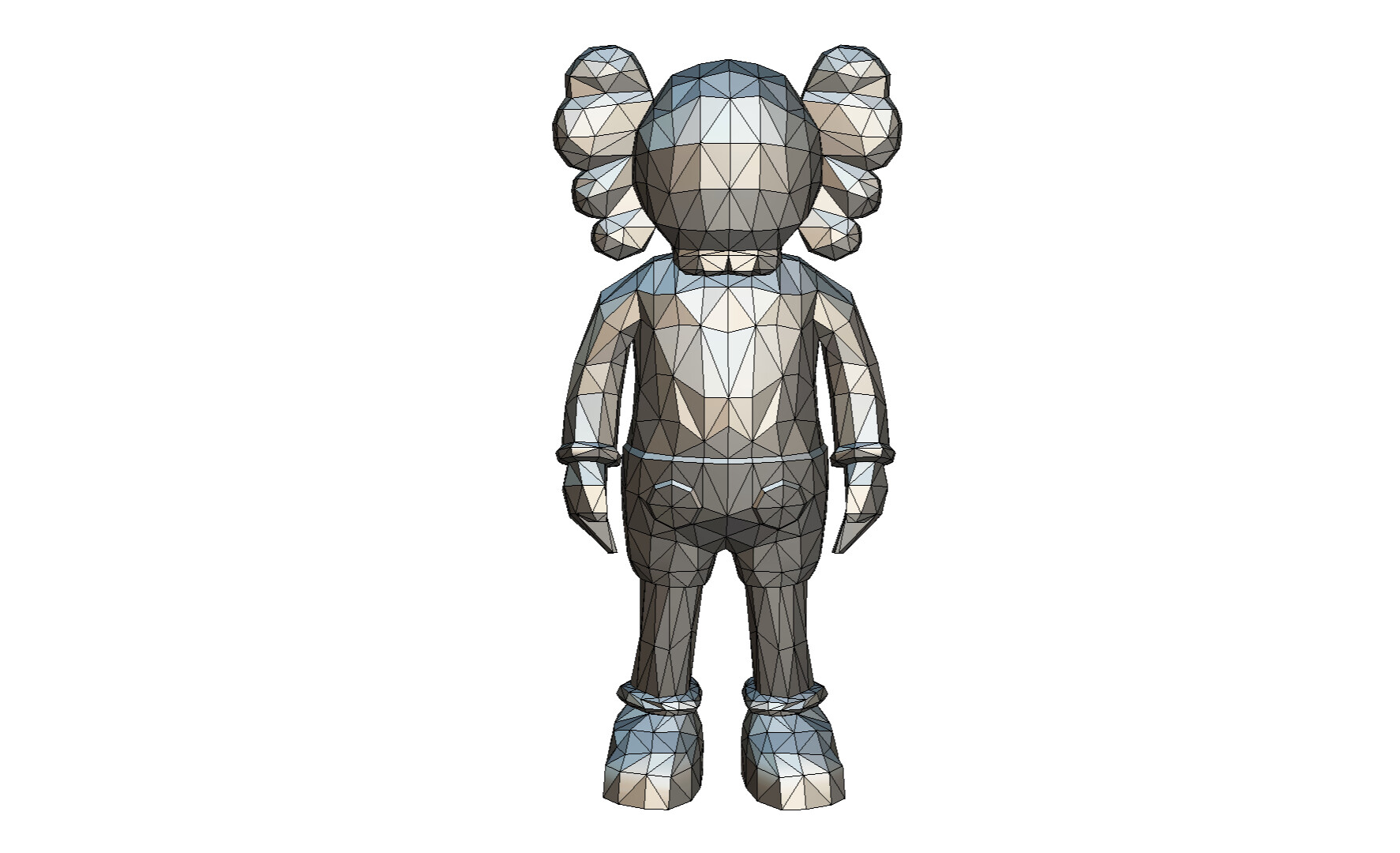 ArtStation - Bearbrick for papercraft