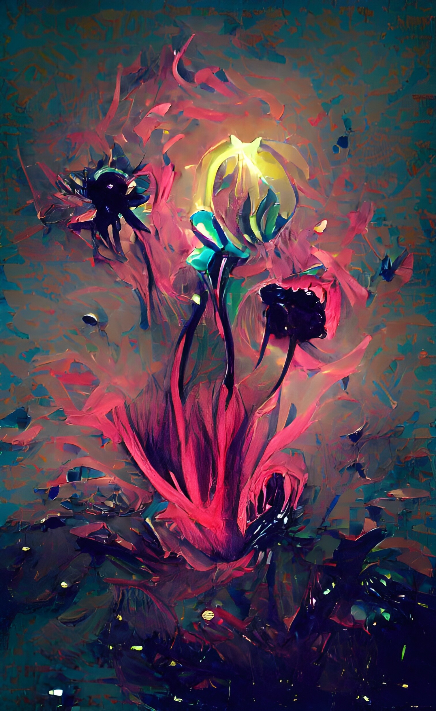 ArtStation - Mystic Flower composition 1350 image pack Random Style ...