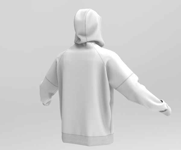 ArtStation - Hoodie mens hood Marvelous Designer obj textures | Resources