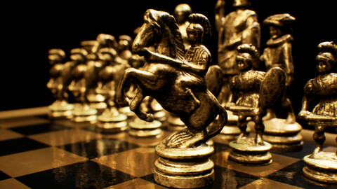 Unreal Engine Chess Minifigures
