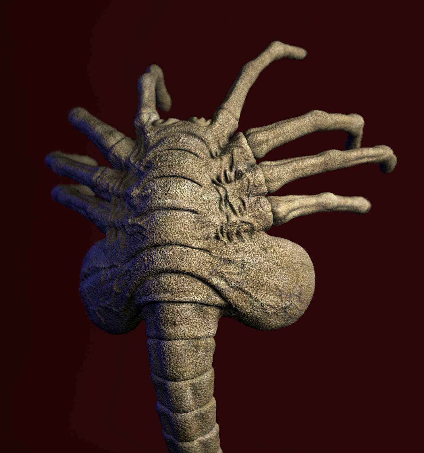 Eric valeck ALIEN FACEHUGGER STL 3D print model