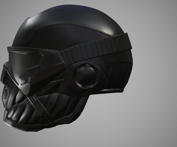 ArtStation - Printable NanoSuit Helmet STL | Resources