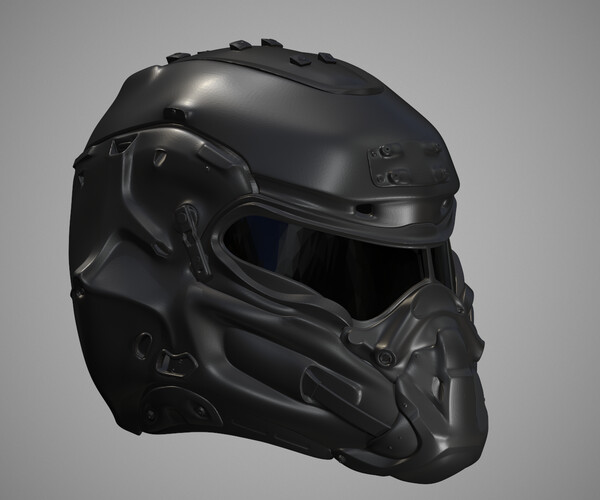 ArtStation - Printable Sci-Fi TitanFall Pilot Helmet STL | Resources