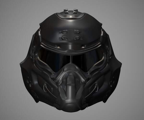 ArtStation - Printable Sci-Fi TitanFall Pilot Helmet STL | Resources