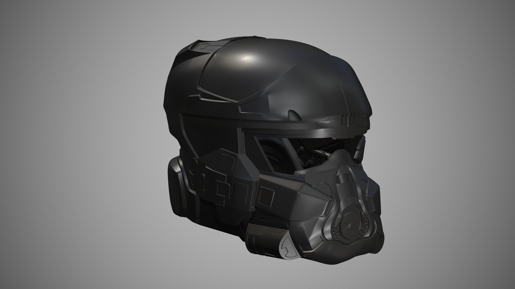 ArtStation - Printable Sci-Fi TitanFall Pilot Helmet STL | Resources