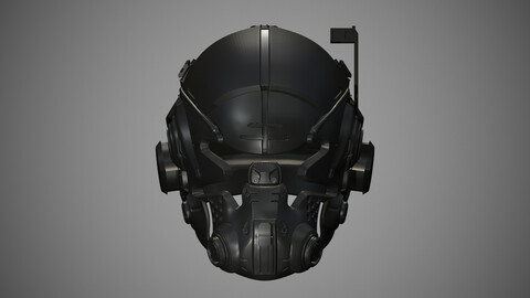 Printable Sci-Fi TitanFall Pilot Helmet