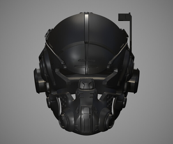 ArtStation - Printable Sci-Fi TitanFall Pilot Helmet | Resources