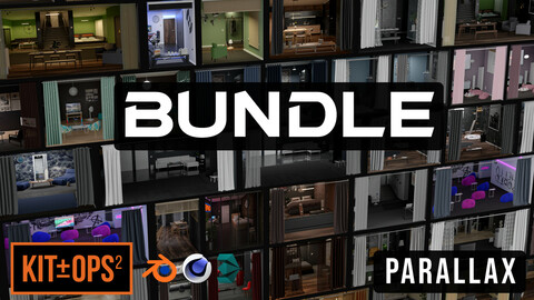Parallax Room Bundle | One Click Interiors | Kpack