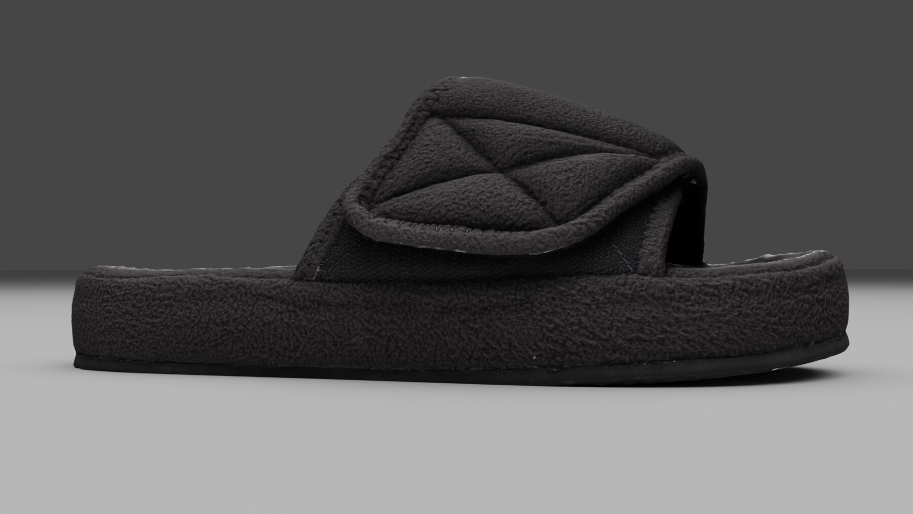 ArtStation - Yeezy Fleece Slipper Season 7 Graphite | Game Assets