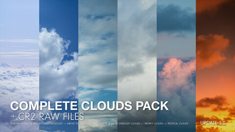 Complete Clouds Pack – 800+ RAW Images