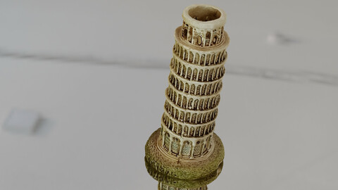 LEANING  TOWER OF PISA GAME READY 3D MODEL