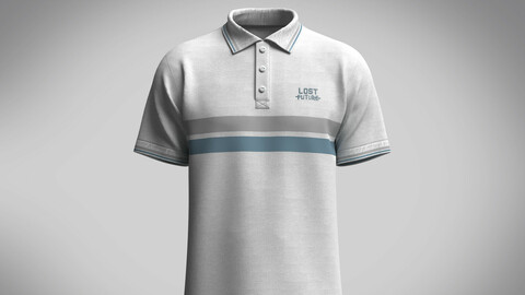 Men's Polo-Lost Future