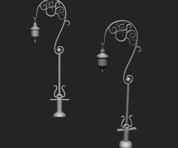 ArtStation - Street Lamps Collection IMM Brush Pack 15 in One | Brushes