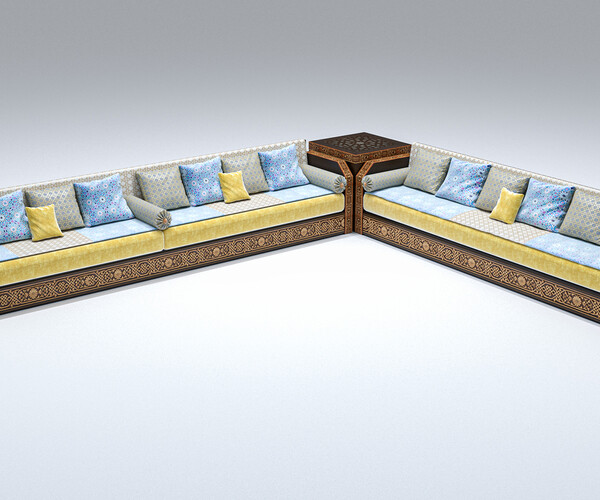 ArtStation MOROCCAN SOFA Resources