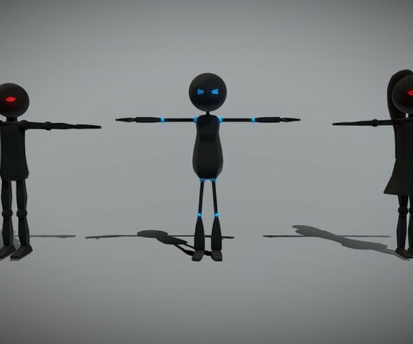 ArtStation - 3d Rigged StickMan