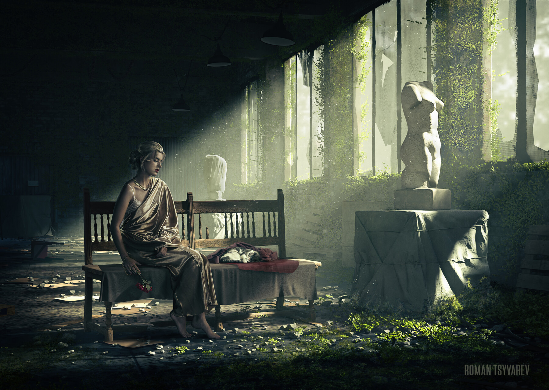 ArtStation - FREE 4K Abandoned Friend Atmospheric Wallpaper | Artworks