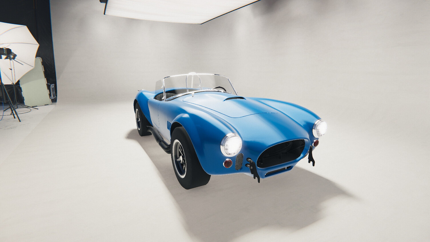 ArtStation - Shelby Cobra 427 S-C with Engine | Game Assets
