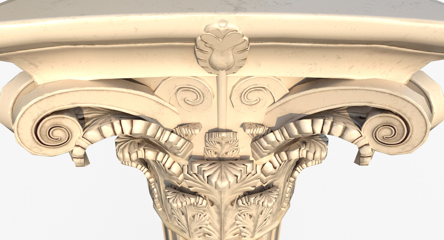 Artstation - Corinthian Column - The Classical Order 