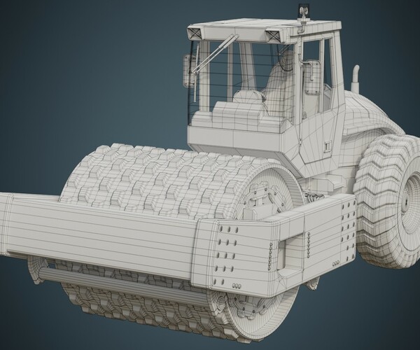 ArtStation - Compactor 2 Untextured | Resources