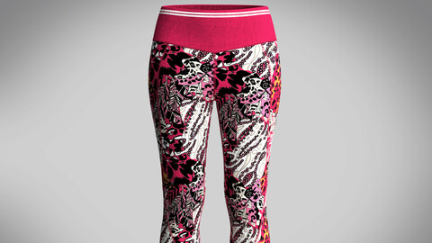Ladies GYM Leggings-AOP