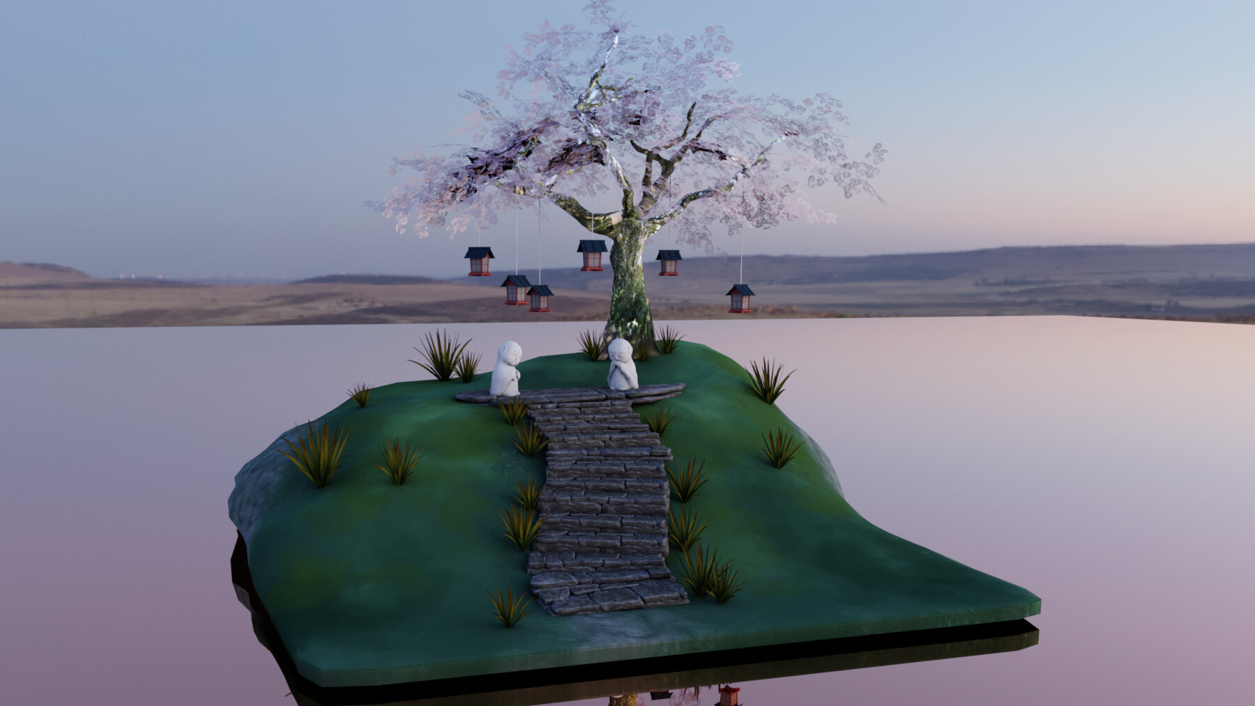 ArtStation - BUDDHA TREE GAME READY 3 D MODEL | Game Assets