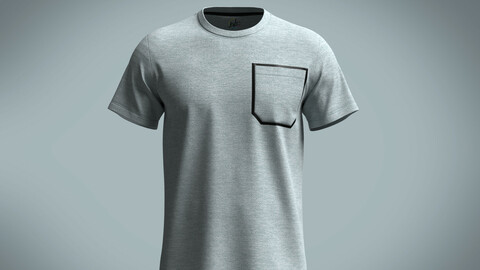 T-Shirt Grey Carl Bonded