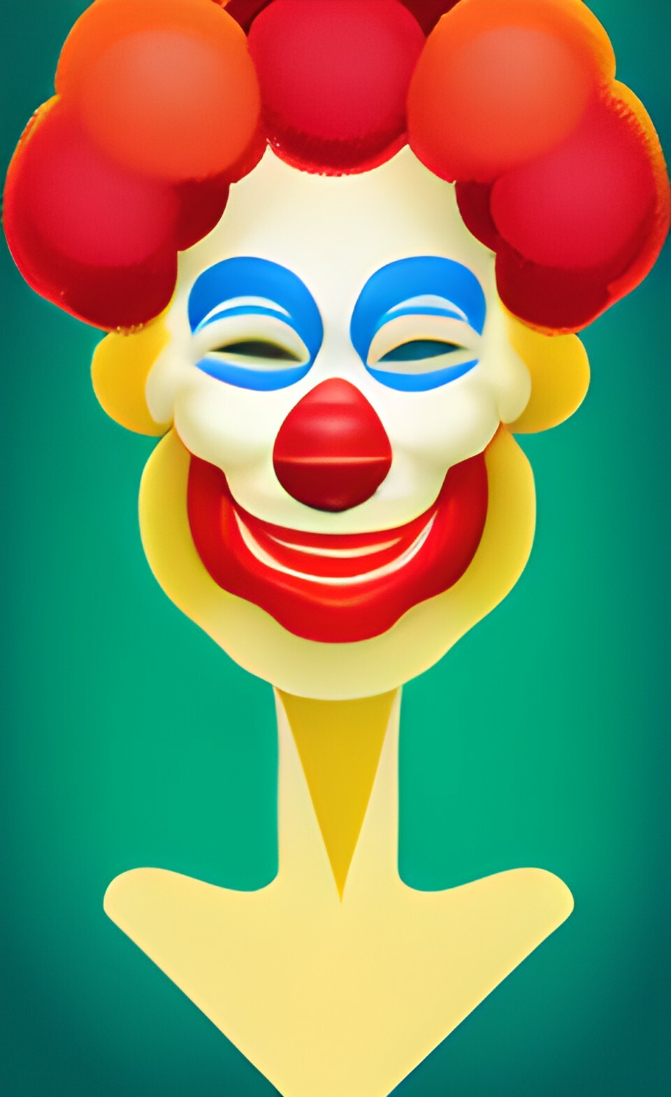ArtStation - Mask Clown digital illustration 1K image pack | Artworks