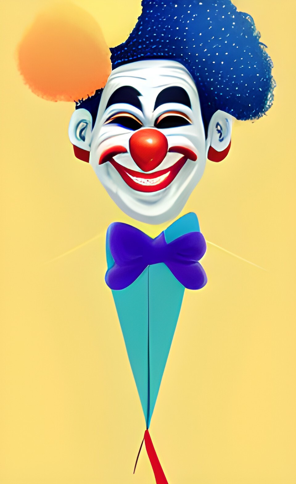 ArtStation - Mask Clown digital illustration 1K image pack | Artworks