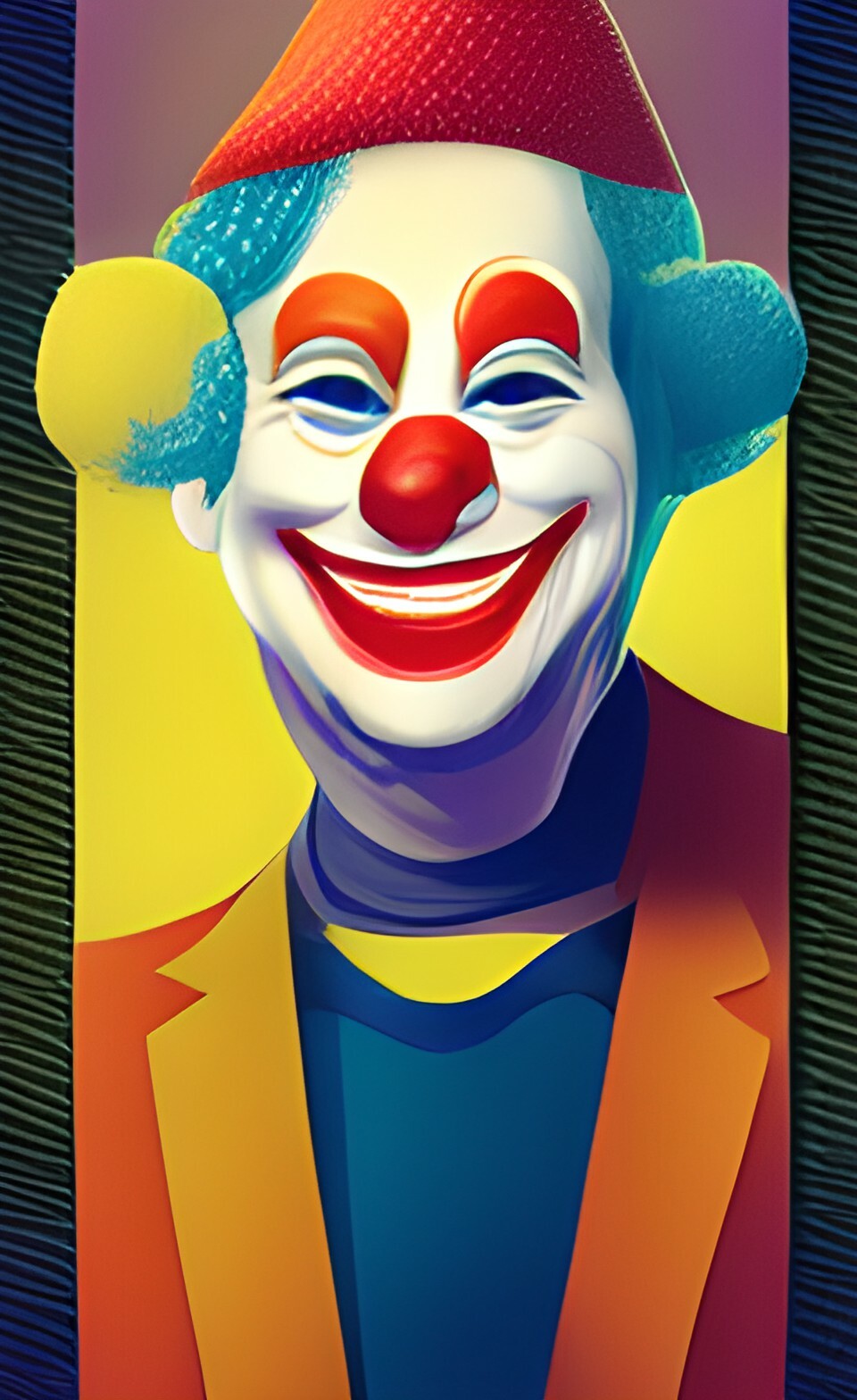 ArtStation - Mask Clown digital illustration 1K image pack | Artworks