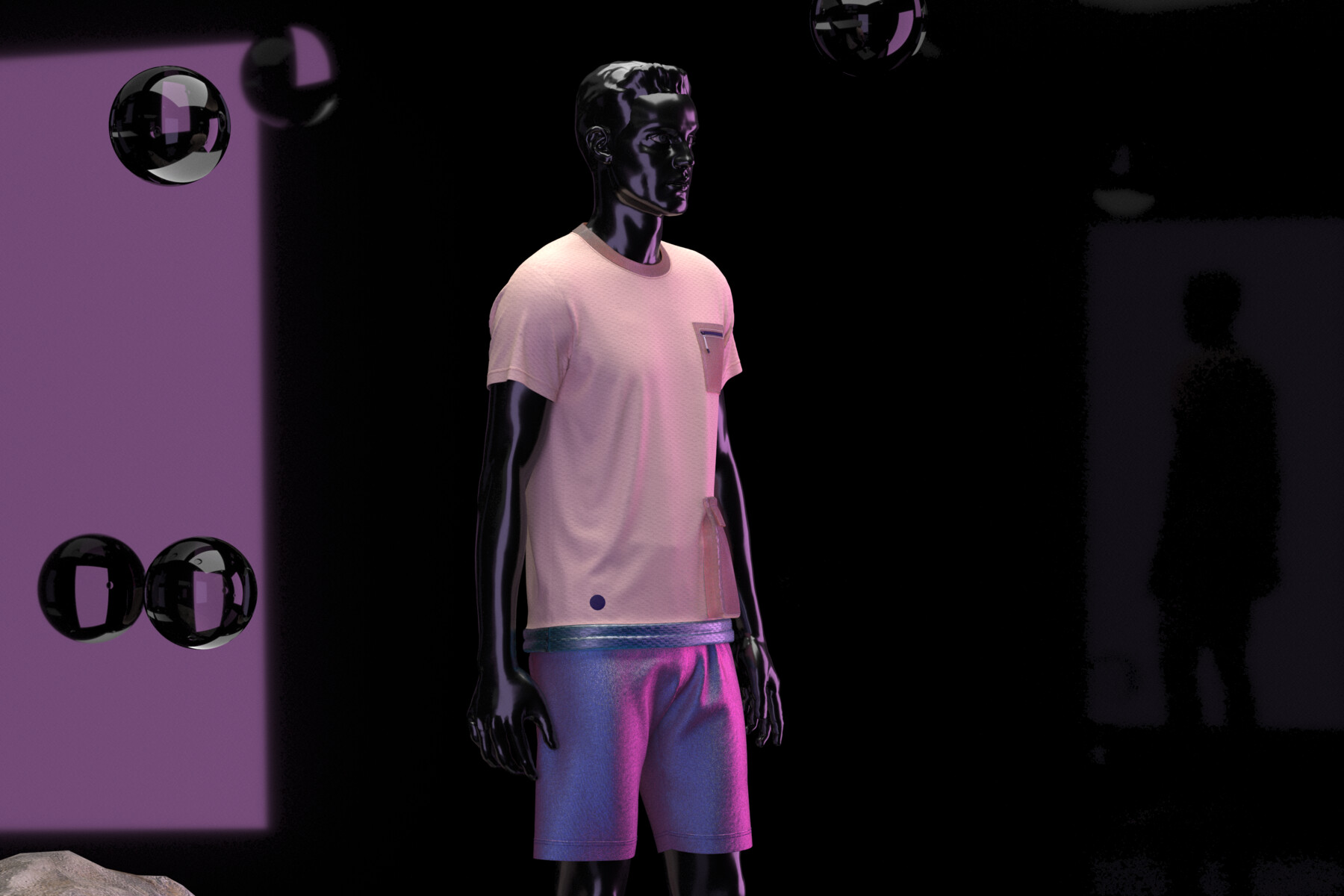 t shirt with zipper pocket
