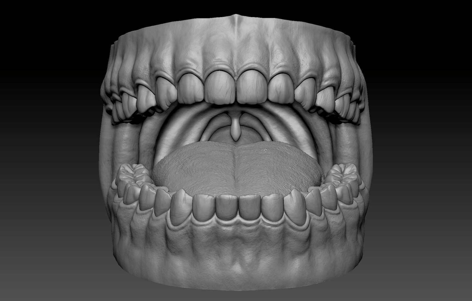 artstation-human-teeth-model-game-assets