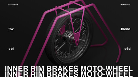 Inner Rim Brakes Motorcycle wheel