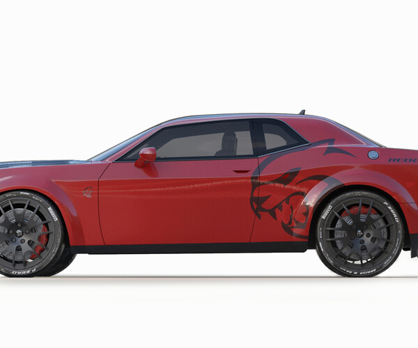 ArtStation - Dodge Challenger Hellcat Redeye | Resources