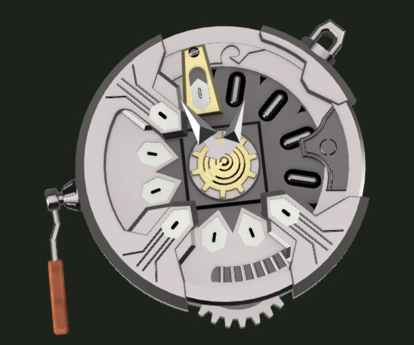 ArtStation Arcane League of Legends Ekko stopwatch 3D model