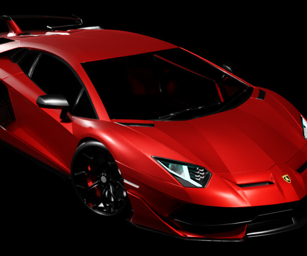 ArtStation - LAMBORGHINI AVENTADOR 770 HP GAME READY LOW POLY MODEL ...