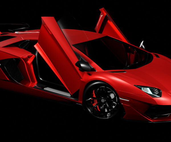 ArtStation - LAMBORGHINI AVENTADOR 770 HP GAME READY LOW POLY MODEL ...