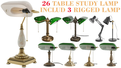 26_Table_Study_Light_3d model