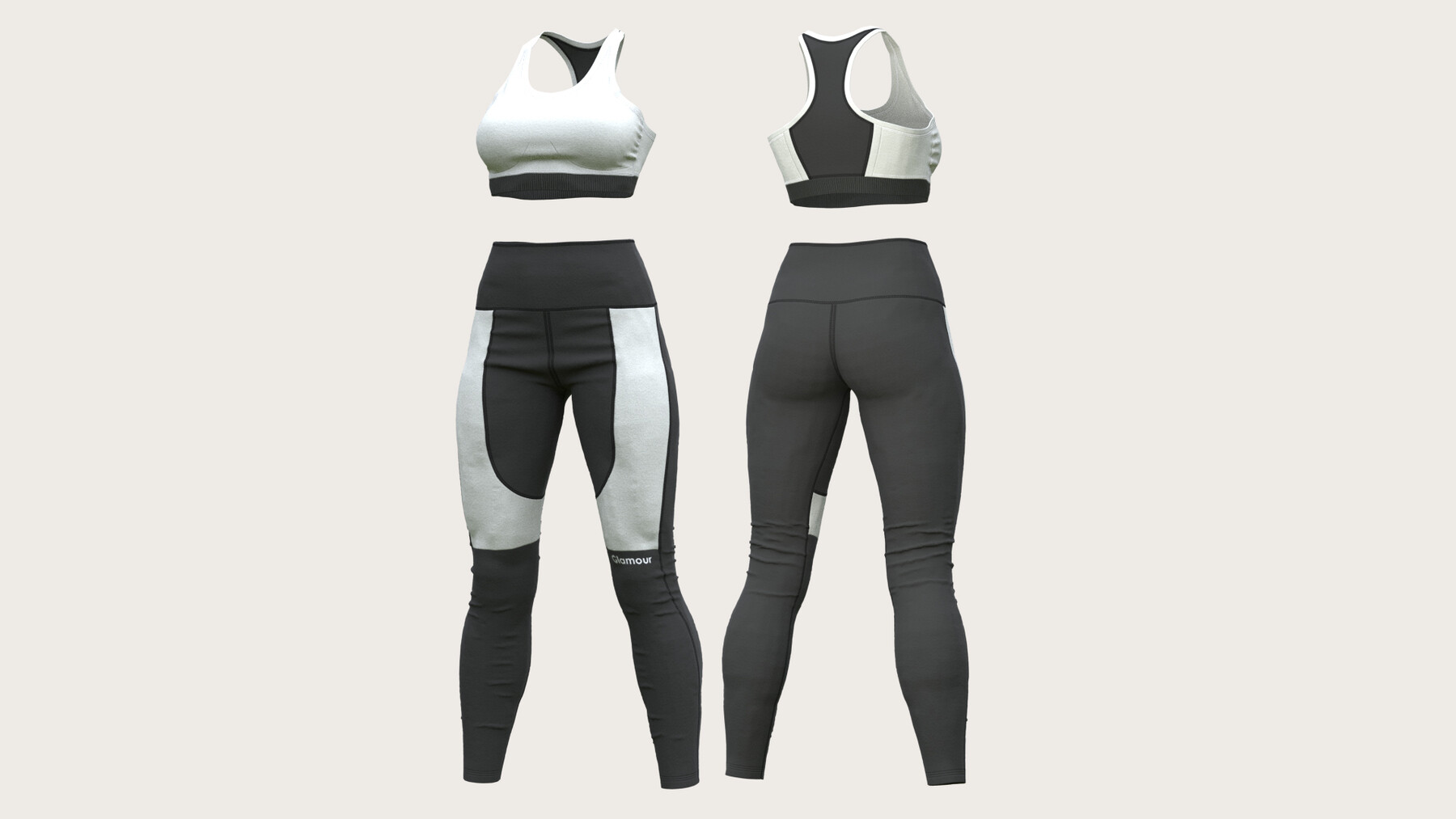Female Sport Outfit - 3D Model by EdwardM