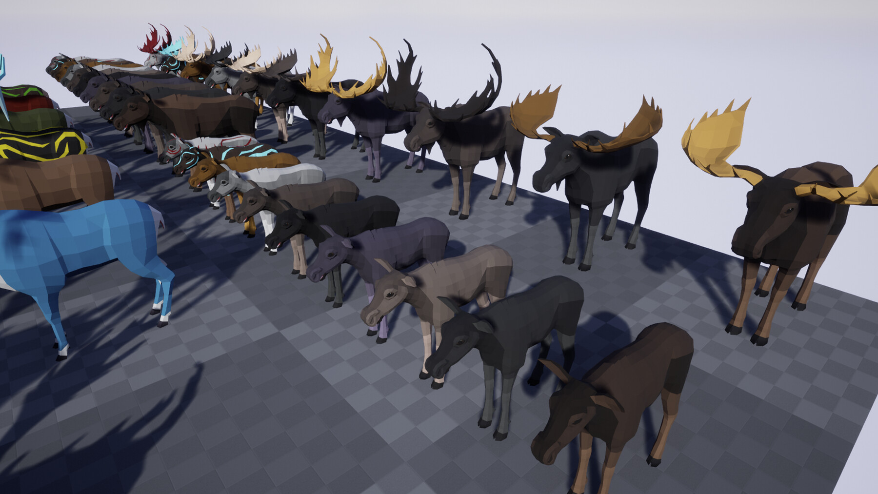 ArtStation - LowPoly Forest Animals pack | Game Assets