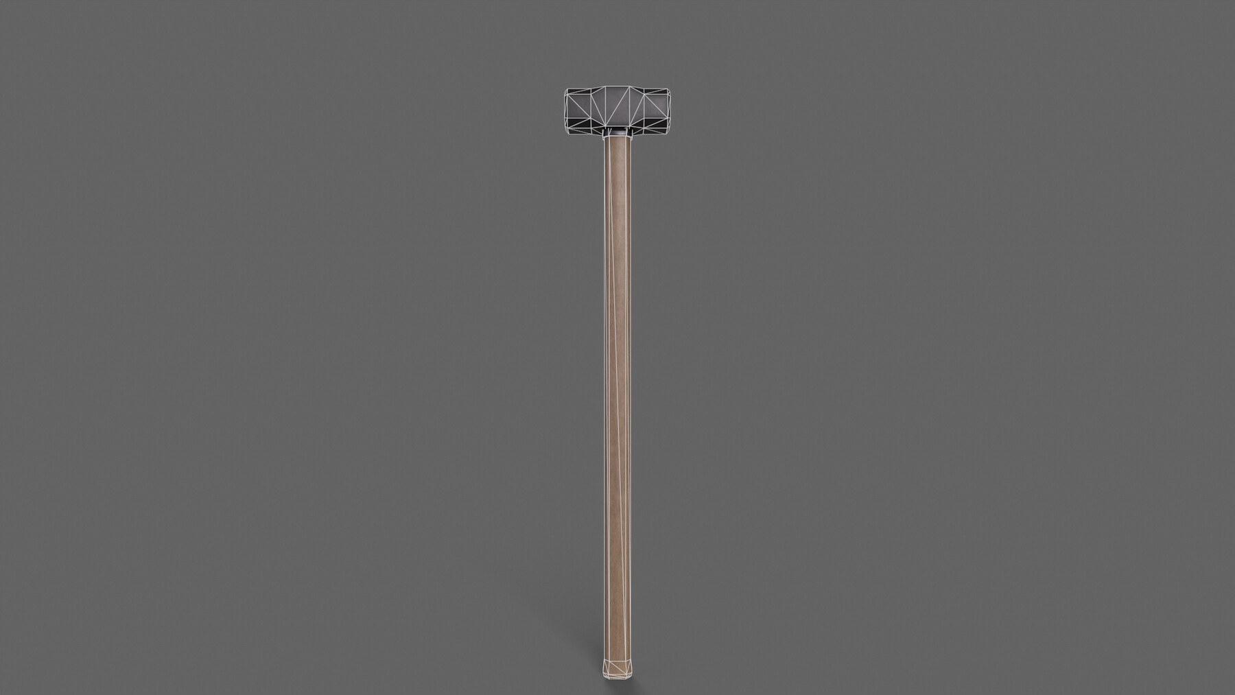 3D model Wood Brass Chamberstick VR / AR / low-poly