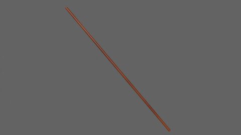 PBR Wushu Stick Wood2