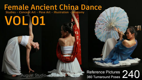 Female Ancient China Dance Vol 01 - Reference Pictures