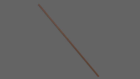 PBR Wushu Stick Wood3