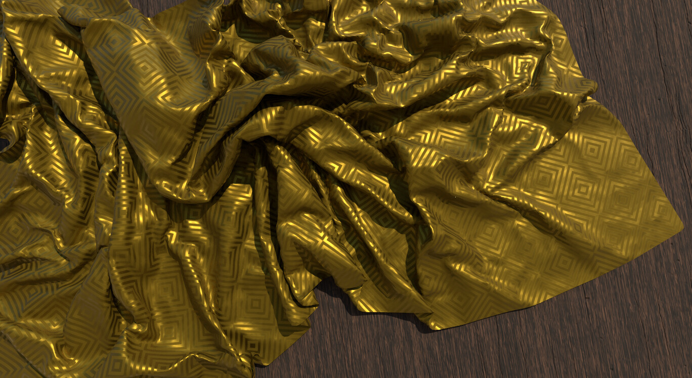 ArtStation fabric_50 high quality satin fabric smart materials