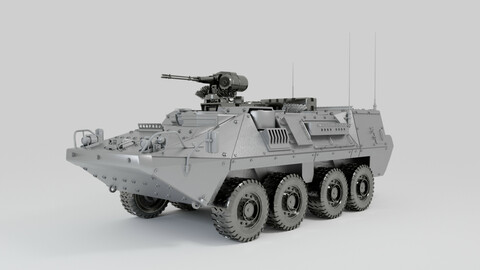 Modern APC Infantry Fighting Vehicle  ( all items are detached )