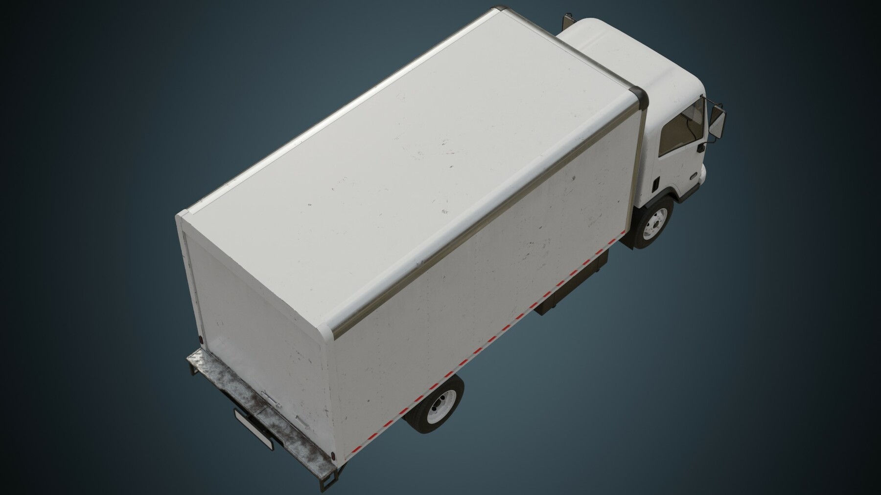 ArtStation - Box Truck 1B | Game Assets