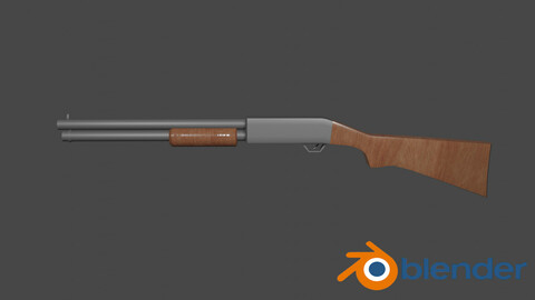 3D Shootgun Model