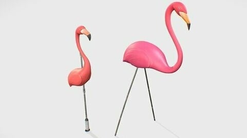 Decorative Flamingos